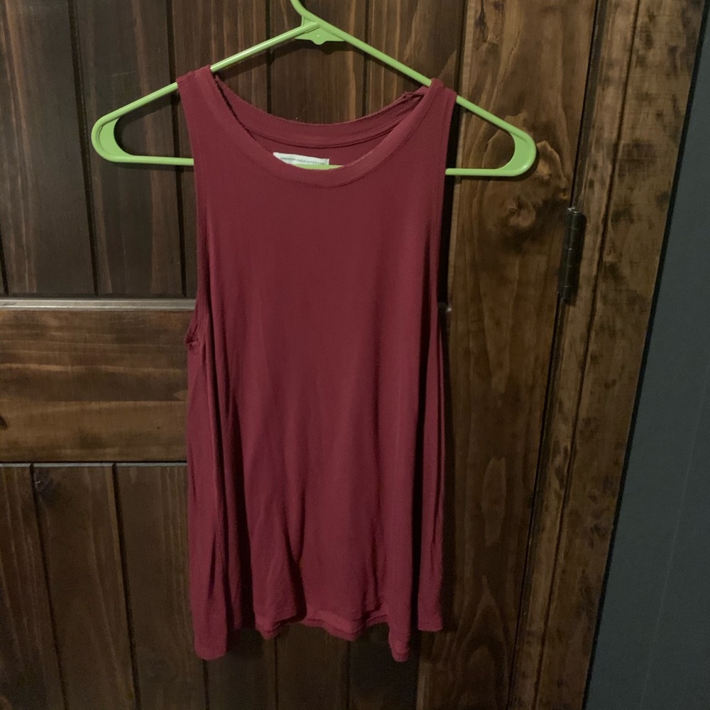 Maroon tank top
